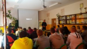 Zajęcia w ramach programu "Zostań Policjantem"