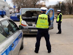 Policjanci podczas działań &quot;Smog&quot;