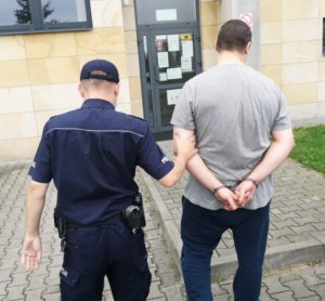 Zatrzymany mężczyzna