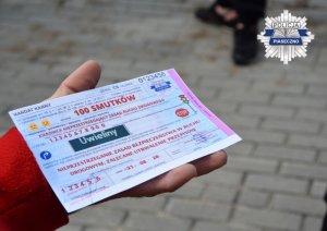 mandat karny - 100 smutków, przygotowany na działania