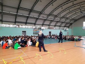 Spotkanie z policjantami w szkole