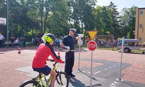 funkcjonariusz kierujący ruchem, uczeń zaliczający egzamin