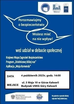 plakat debata społeczna