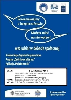 plakat debata społeczna
