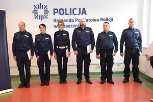 wyróżnieni policjanci