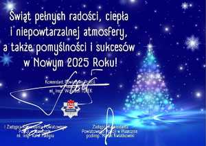 życzenia w formie graficznej, niebieskie tło