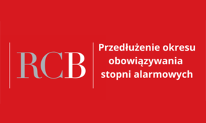 Przedłużenie obowiązywania stopni alarmowych do 31 maja 2025 r.