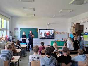 zdjęcie zrobione w trakcie lekcji