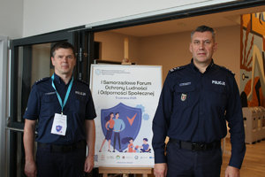 Przedstawiciele piaseczyńskiej jednostki wzięli udział w konferencji o bezpieczeństwie, ochronie ludności i cyberbezpieczeństwie