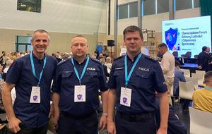 Przedstawiciele piaseczyńskiej jednostki wzięli udział w konferencji o bezpieczeństwie, ochronie ludności i cyberbezpieczeństwie