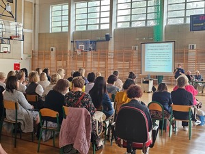 zdjęcie wykonane w trakcie prelekcji