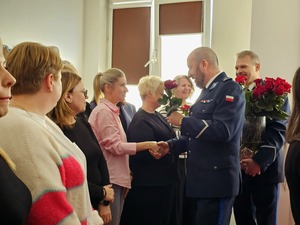 Dzień Kobiet w Komendzie Powiatowej Policji w Piasecznie
