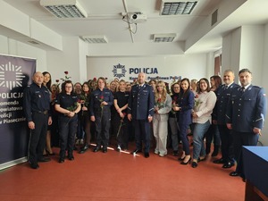 Dzień Kobiet w Komendzie Powiatowej Policji w Piasecznie