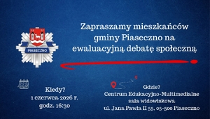 Zapraszamy mieszkańców gminy Piaseczno na ewaluacyjną debatę społeczną