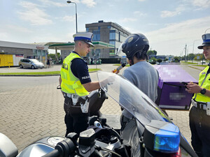 Działania piaseczyńskiej drogówki "Bezpieczny motocyklista"