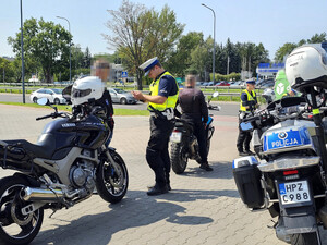 Działania piaseczyńskiej drogówki "Bezpieczny motocyklista"