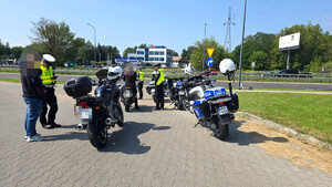 Działania piaseczyńskiej drogówki "Bezpieczny motocyklista"