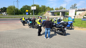 Działania piaseczyńskiej drogówki "Bezpieczny motocyklista"