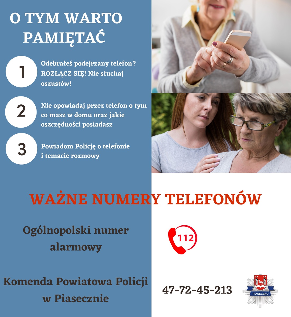 Oszustwo na policjanta: seniorka straciła blisko 30 tysięcy złotych